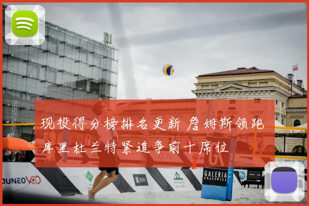 现役得分榜排名更新 詹姆斯领跑 库里杜兰特紧追争前十席位