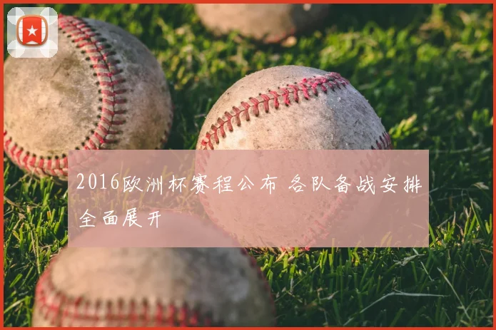 2016欧洲杯赛程公布 各队备战安排全面展开